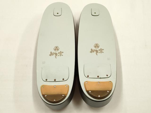 平和屋着物▼和装小物　和装草履　おき宗　切嵌　共箱付き　逸品　AABH6702ay
