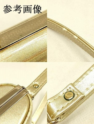 平和屋着物▼和装小物 和装バッグ ハンドバッグ 花柄 金彩 逸品 AABH6719ay