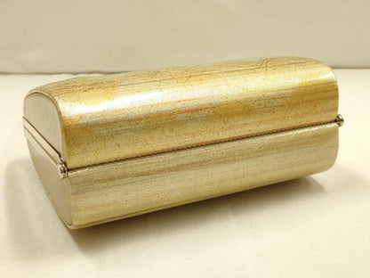 平和屋着物▼和装小物 和装バッグ ハンドバッグ 花柄 金彩 逸品 AABH6719ay