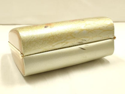 平和屋着物▼和装小物　和装バッグ　金鷲本舗 東京謹製 キンワシ印　ハンドバッグ　花柄　逸品　AABH6723ay