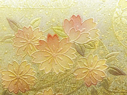 平和屋着物▼和装小物　和装バッグ　金鷲本舗 東京謹製 キンワシ印　ハンドバッグ　花柄　逸品　AABH6723ay