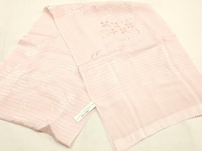平和屋着物＊夏物 和装小物 帯締め・帯揚げセット 流水枝花文 レース組 平組 正絹 逸品 未使用 AABH6731ay