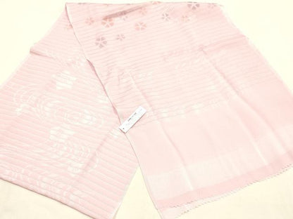 平和屋着物＊夏物 和装小物 帯締め・帯揚げセット 花柄 レース組 平組 正絹 逸品 未使用 AABH6732ay