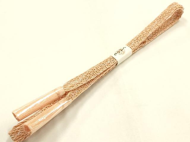 平和屋着物＊夏物 和装小物 帯締め・帯揚げセット 丸文 レース組 平組 正絹 逸品 未使用 AABH6733ay