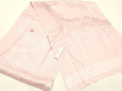 平和屋着物＊夏物 和装小物 帯締め・帯揚げセット 舞葉文 レース組 正絹 逸品 未使用 AABH6734ay