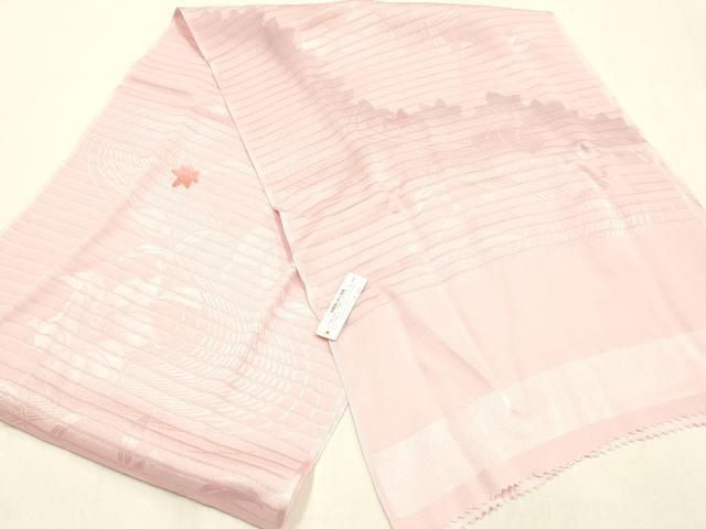 平和屋着物＊夏物 和装小物 帯締め・帯揚げセット 舞葉文 レース組 正絹 逸品 未使用 AABH6734ay