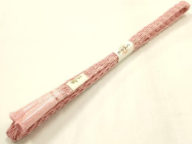 平和屋着物＊夏物 和装小物 帯締め・帯揚げセット 舞葉文 レース組 正絹 逸品 未使用 AABH6734ay