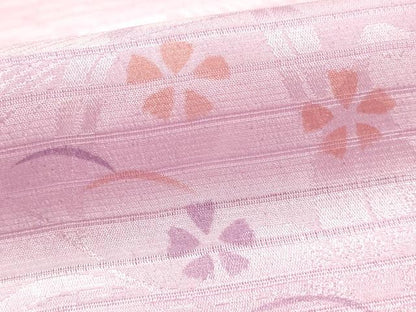 平和屋着物＊夏物 和装小物 帯締め・帯揚げセット 芝花文 レース組 平組 逸品 未使用 AABH67365ay