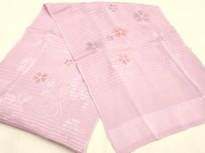 平和屋着物＊夏物 和装小物 帯締め・帯揚げセット 花柄 レース組 平組 正絹 逸品 未使用 AABH6737ay
