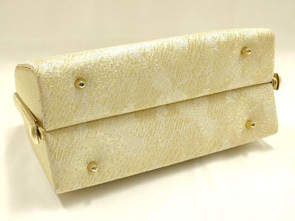 平和屋着物●和装小物　和装バッグ　ハンドバッグ　金銀糸　井登美謹製　逸品　未使用　AABH6752ay