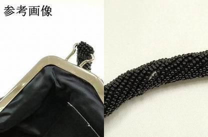 平和屋着物●和装小物　和装バッグ　ハンドバッグ　ビーズバッグ　更紗花文　逸品　AABH6759ay