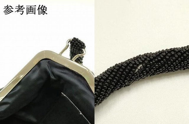 平和屋着物●和装小物　和装バッグ　ハンドバッグ　ビーズバッグ　更紗花文　逸品　AABH6759ay