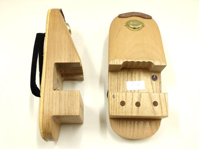 平和屋着物●男性　和装小物　下駄　畳表　逸品　未使用　AABH6766ay