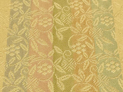 平和屋着物▼和装小物　和装バッグ　ハンドバッグ　トートバッグ　笹蔓　金糸　逸品　AABH6774ay
