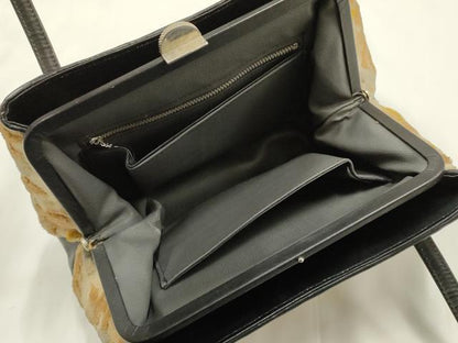 平和屋着物▼和装小物 和装バッグ ハンドバッグ 花柄 逸品 AABH6781ay