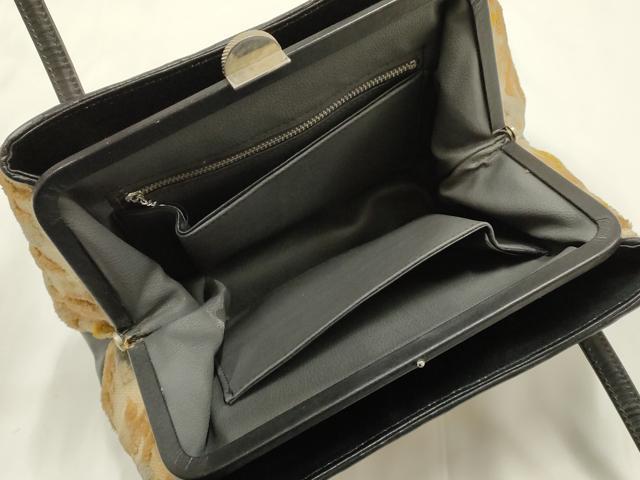 平和屋着物▼和装小物 和装バッグ ハンドバッグ 花柄 逸品 AABH6781ay