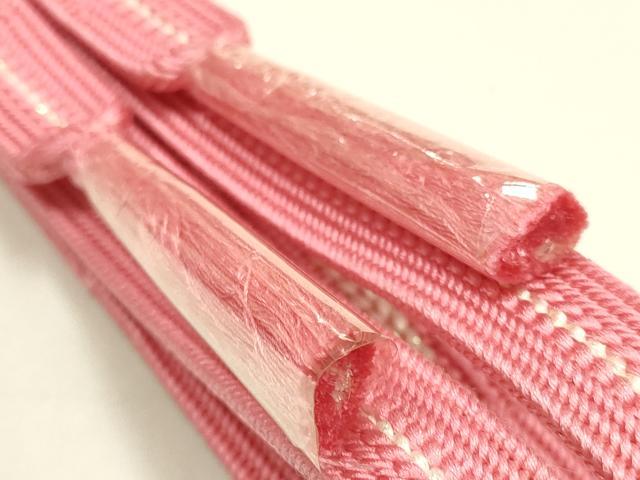 平和屋着物●和装小物　帯締め・帯揚げセット　千晃　平組　枝花文　金彩　逸品　未使用　AABH6789ay