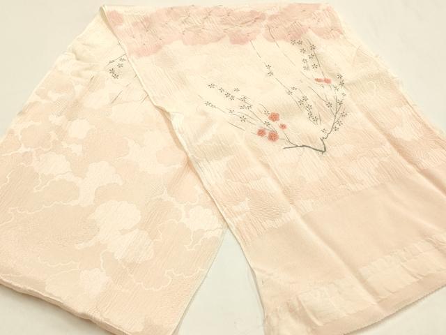 平和屋着物●和装小物　帯締め・帯揚げセット　千晃　平組　枝花文　金彩　逸品　未使用　AABH6789ay