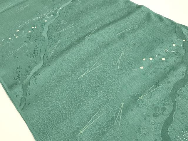 平和屋着物●和装小物　帯締め・帯揚げセット　高麗組　松葉　逸品　未使用　AABH6795ay