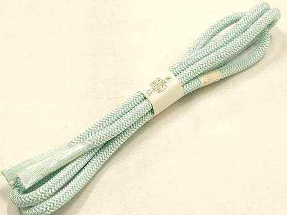平和屋着物●和装小物　帯締め・帯揚げ・伊達衿セット　美保姿本舗　丸組　麻の葉地紋　逸品　未使用　AABH6796ay