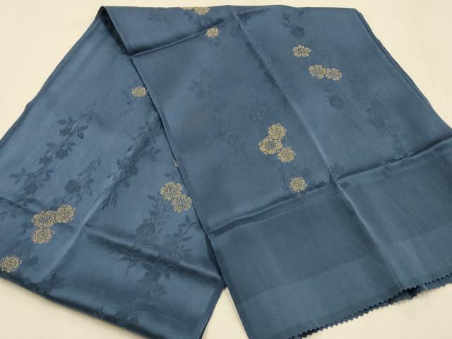 平和屋着物●和装小物　帯締め・帯揚げセット　笹浪組　枝垂れ花文　桧垣地紋　金糸　健勝苑扱い　逸品　未使用　AABH6797ay