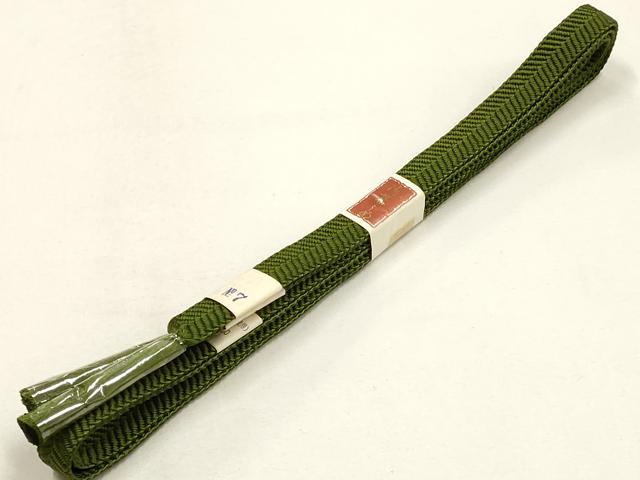 平和屋着物●和装小物　帯締め・帯揚げセット　夢幻　笹浪組　紗綾型地紋　逸品　未使用　AABH6799ay