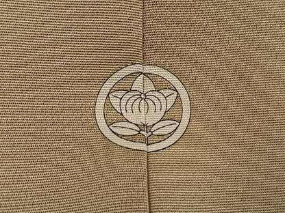 平和屋着物●訪問着　手描き　草花文　金彩　正絹　逸品　AABH6801ph