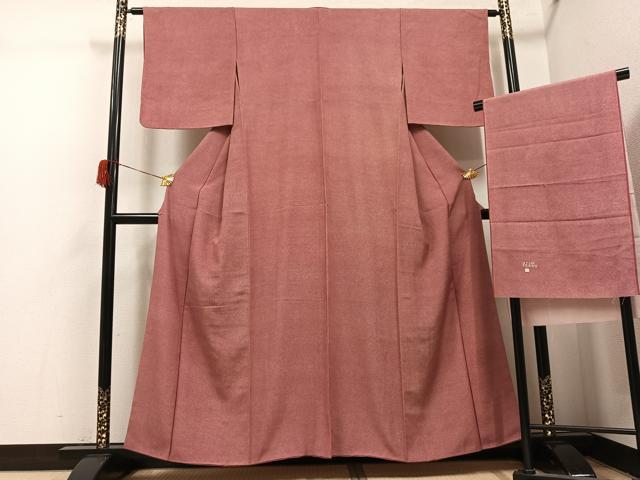 平和屋着物●江戸小紋　鮫小紋柄　反端付き　正絹　逸品　AABH6812ph 平和屋着物○江戸小紋 鮫小紋柄 反端付き 正絹 逸品 AABH6812ph