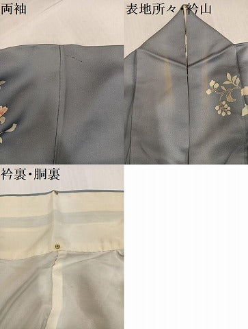 平和屋着物●訪問着　更紗唐草文　正絹　逸品　AABH6837ph