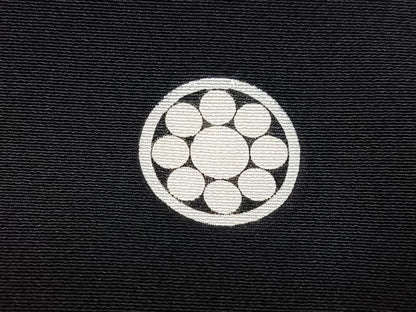 平和屋着物●豪華黒留袖　中国三大刺繍　汕頭刺繍　スワトウ刺繍　草花文　金彩　正絹　逸品　AABH6842ph