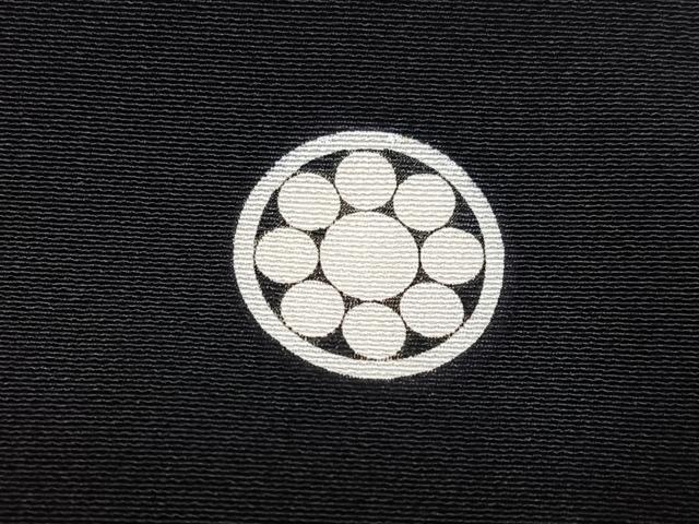 平和屋着物●豪華黒留袖　中国三大刺繍　汕頭刺繍　スワトウ刺繍　草花文　金彩　正絹　逸品　AABH6842ph