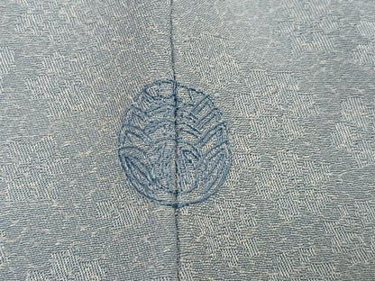 平和屋着物●上質な小紋　作家物　花地紋　暈し染め　正絹　逸品　未使用　AABH6853ph