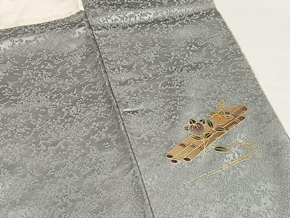 平和屋着物●訪問着　花筏　暈し染め　金銀彩　正絹　逸品　AABH6857ph