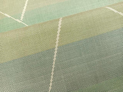 平和屋着物●本場大島紬　カタス9マルキ　幾何学文様　正絹　逸品　AABH6863ph