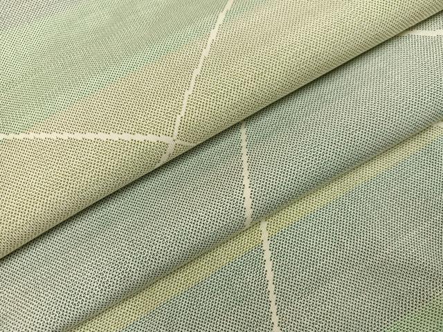 平和屋着物●本場大島紬　カタス9マルキ　幾何学文様　正絹　逸品　AABH6863ph