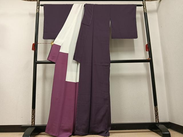 平和屋着物●お召　葡萄鼠色　正絹　逸品　未使用　AABH6867ph 平和屋着物○お召 葡萄鼠色 正絹 逸品 未使用 AABH6867ph - メルカリ