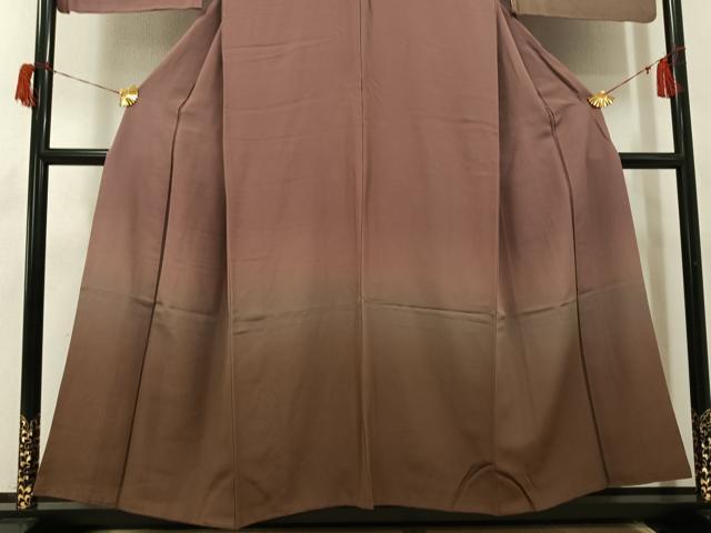 平和屋着物●訪問着　霞文　暈し染め　正絹　逸品　AABH6868ph