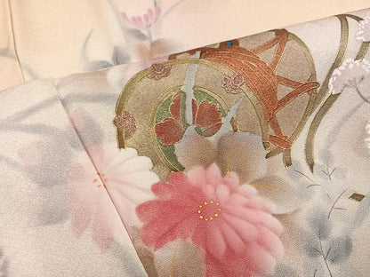 平和屋着物●訪問着　花鼓文　暈し染め　金彩　正絹　逸品　未使用　AABH6870ph