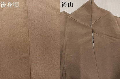 平和屋着物●訪問着　雪芝舞花文　暈し染め　金彩　正絹　逸品　AABH6875ph