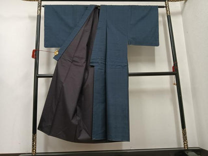 平和屋着物●男性　本場大島紬　アンサンブル　100亀甲　総詰め　正絹　逸品　未使用　AABH6881ph