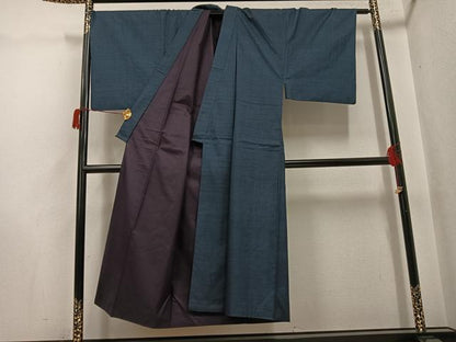 平和屋着物●男性　本場大島紬　アンサンブル　100亀甲　総詰め　正絹　逸品　AABH6883ph