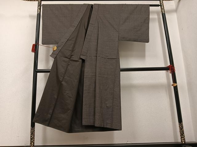 平和屋着物●男性　本場大島紬　アンサンブル　100亀甲　総詰め　正絹　逸品　AABH6885ph
