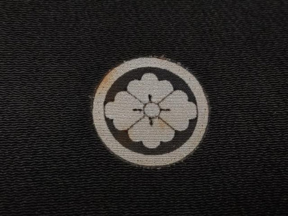 平和屋着物●豪華黒留袖　駒刺繍　葵　金彩　正絹　逸品　AABH6902ph
