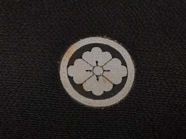 平和屋着物●豪華黒留袖　駒刺繍　葵　金彩　正絹　逸品　AABH6902ph
