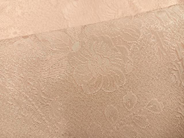 平和屋着物●無地絵羽訪問着　辻が花　刺繍　色無地　肌色　正絹　逸品　未使用　AABH6907ph