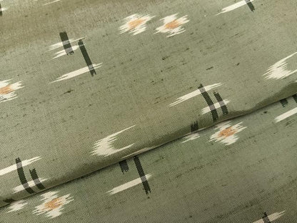 平和屋着物●本場琉球絣　紬　正絹　逸品　未使用　AABH6909ph