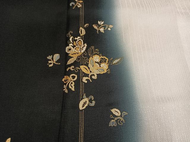 平和屋着物○訪問着 更紗間道 暈し染め 金彩 正絹 逸品 AABH6912ph