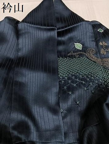 平和屋着物●訪問着　絞り　草花文　金銀彩　正絹　逸品　AABH6925ph