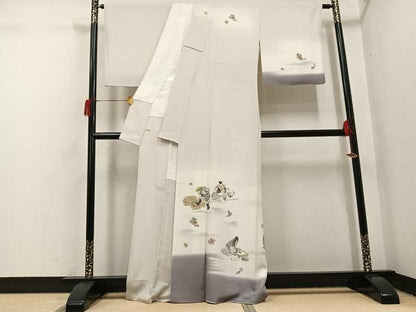 平和屋着物●訪問着　作家物　香琳　手描き　七福神　正絹　逸品　AABH6940ph