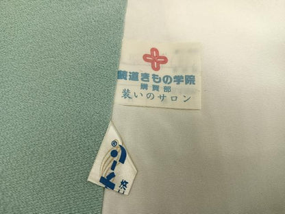 平和屋着物●本加賀友禅作家　田丸幸子　訪問着　草花文　暈し染め　正絹　逸品　AABH6946ph